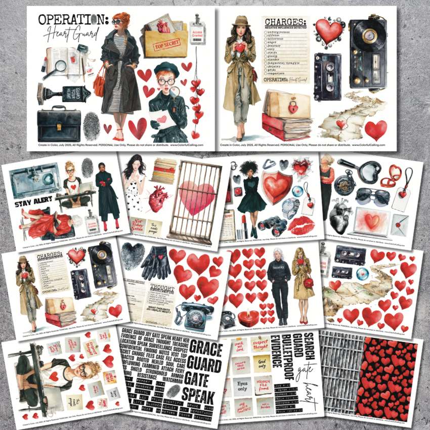 “Operation: Heart Guard” Printable