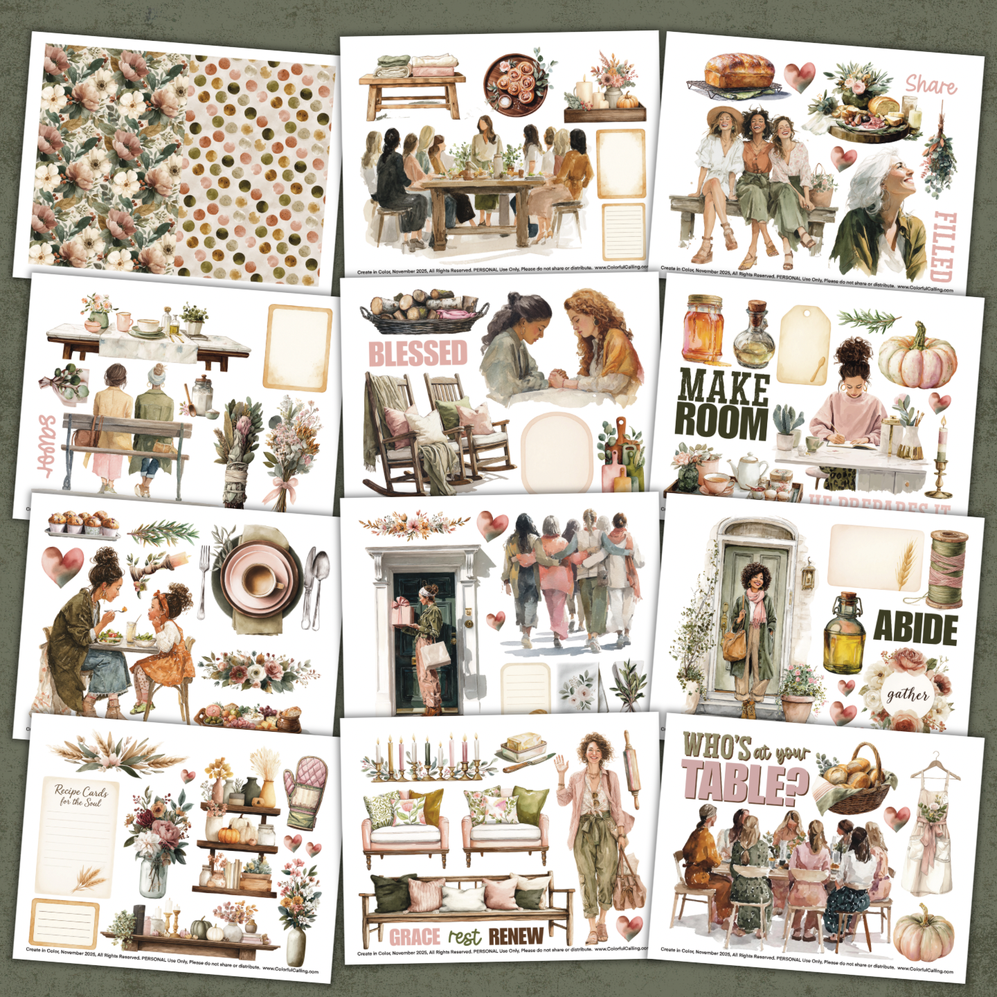 ”Who’s at your Table?” Printable