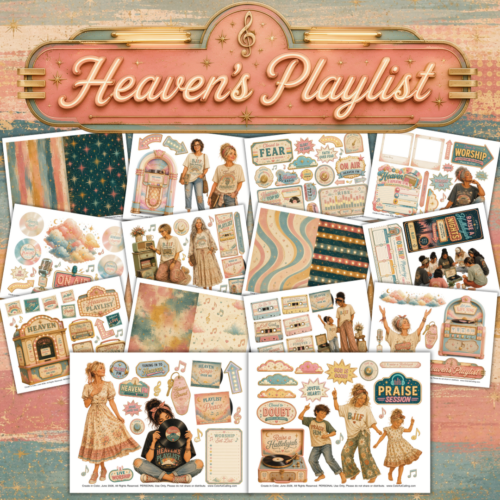 “Heaven’s Playlist” Party Printable